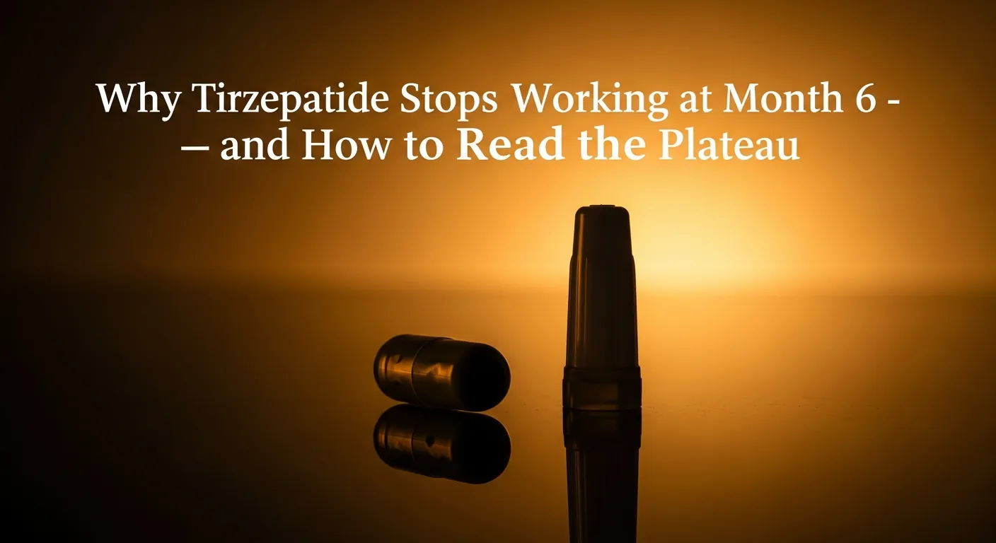 Why Tirzepatide Stops Working at Month 6 - and How to Read the Plateau